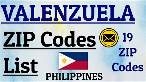 valenzuela philippines zip code